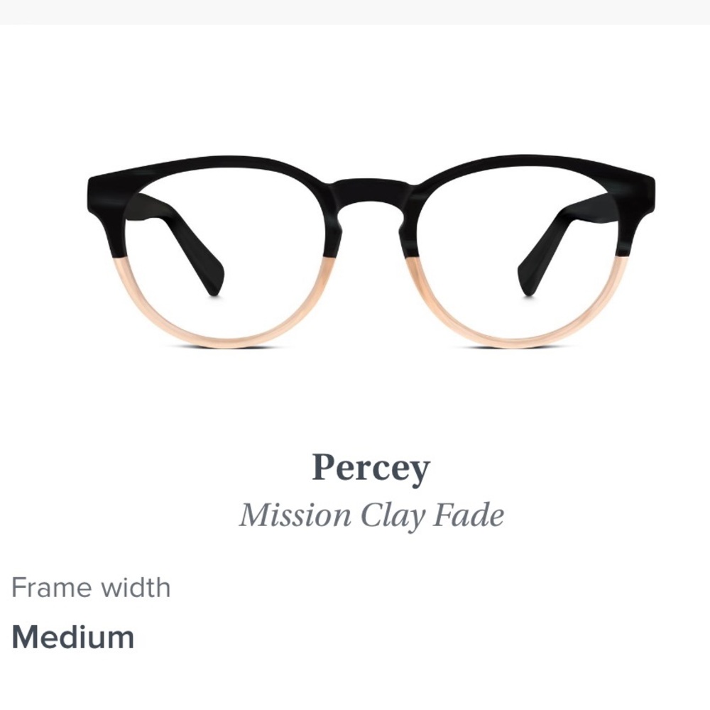 Warby Parker Percey Color Block Glasses Frames